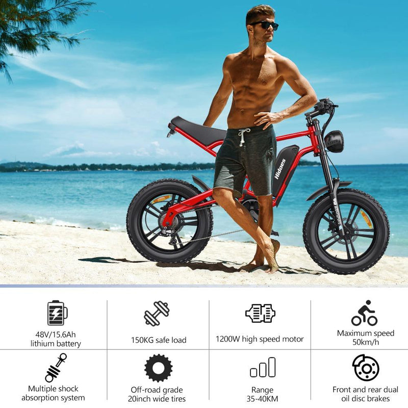 Hidoes B6 1200W Electric Fat Bike